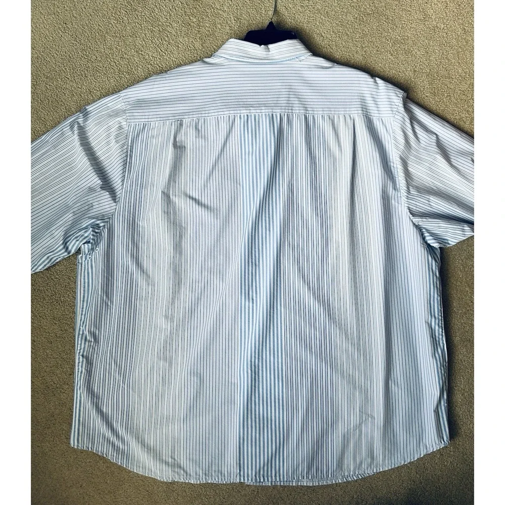 Tommy Bahama Shirt Mens Large Blue‎ Siesta Key Performance Marlin Stretch